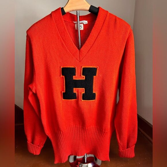 Rare Vintage Nelson Knitting Mills 50’s 60’s 100% Wool Letterman Sweater. - Picture 1 of 7